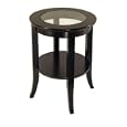 Winsome Wood Genoa End Table, Espresso
