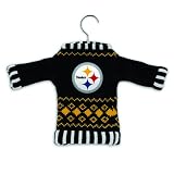 Pack of 3 NFL Pittsburgh Steelers Knit Sweater Christmas Ornaments 5.5"