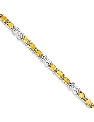 Sterling Silver Citrine Bracelet