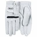 Leather golf glove women's left hand for right handed golfer size larg