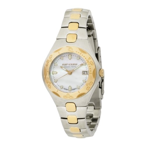 Rip Curl Womens A2167G-GOL Ocean Shell Gold-tone Stainless Steel Watch