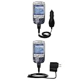 Gomadic for the PalmOne Treo 750 - Essential Kit for the PalmOne Treo 750 - includes Car and Wall Charger with Rapid Charge Technology - Gomadic Brand w/ TipExchange Technology