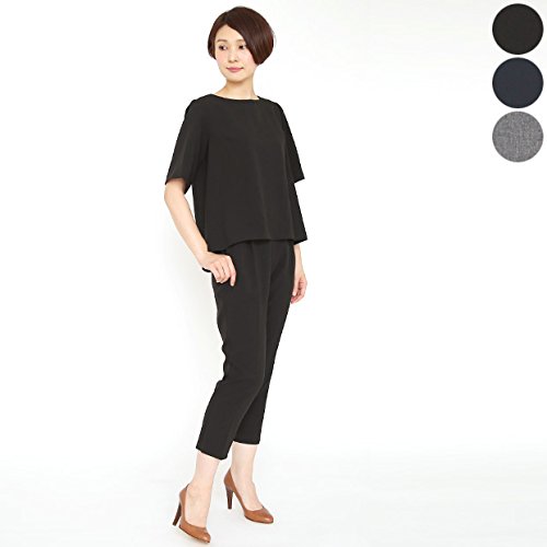 (マイカアンドディール) MICA & DEAL 16AWコレクション M16B090-2BL&PANTS SET UP プルオーバーブラウス&センタープレスパンツセットアップ レディス