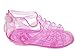 ZTG4502-Girls Glitter Jelly Gladiator Sandal - Fuchsia/10-11