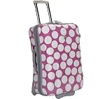 International Traveller DOTS Shiny Print Polycarbonate 24 Wheeled Suitcase