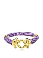 Bellavita Pulsera  plata de ley 925 milésimas bañada en oro