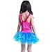 Jastore® Girls Red Bowknot Mermaid Dance Dress Ballet Tutu Dress