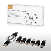 USB Lightning Cable and Adapter Kit for iOS and Android from Daffodil