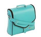 Creative Options Grab and Go Shoulder Bag, Teal Faux Leather