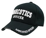 Law Enforcement Hat Adjustable - Nacotics Officer