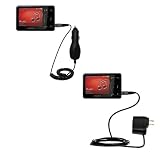 Essential Kit for the Creative Zen 16GB - includes Car and Wall Charger with Rapid Charge Technology - Gomadic Brand w/ TipExchange Technology