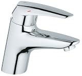 GROHE 32 302 001 Eurodisc II Single Post Mount Lavatory Faucet, StarlightChrome