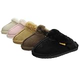 Brumby Womens Backless Sheepskin Slipper