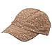 Glitter Caps-Khaki