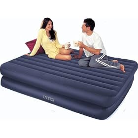 Queen 66709 Intex Inflatable Raised Supreme AirBed Air Mattress + 110V AC Pump by Queen 66709 Intex Inflatable Raised Supreme AirBed Air Mattress + 110V AC Pump