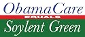 ObamaCare Equals Soylent Green anti obama healthcare reform bumper sticker