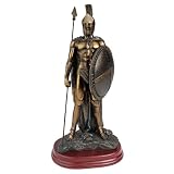9..5 The Spartan Warrior Faux Bronze Sculpture Statue Figurine