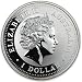 2001 Australian Kookaburra 1 Oz Silver Coin