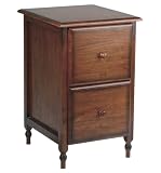 Office Star KH30 Knob Hill File Cabinet, Antique Cherry