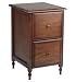 Office Star KH30 Knob Hill File Cabinet, Antique Cherry
