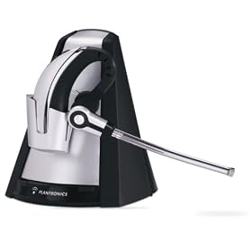 Plantronics C70 GAP Compatible DECT Wireless Headset System - Silver