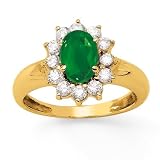 Bague Emeraude Or 750 Milliemes 18 Carats 5.20