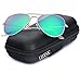 LUENX Aviator Sunglasses for Men Women Polarized Driving Classic Shades - UV 400 Protection with Accessories 60MM