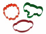 Wilton Jungle Pals Cookie Cutter Set, 3-Piece