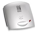 George Foreman 13631 Baby Grill with Sloped Grill Design, 2 Portions (Silver)