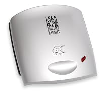 George Foreman 13631 Baby Grill with Sloped Grill Design, 2 Portions (Silver)