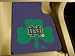Clover Car Mats 2 Piece universal fit Car Floor Mat (Rug) - Notre Dame Fighting Irish