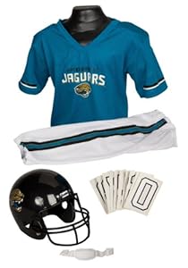 Franklin Sports NFL Jacksonville Jaguars Deluxe Youth Uniform Set, Small