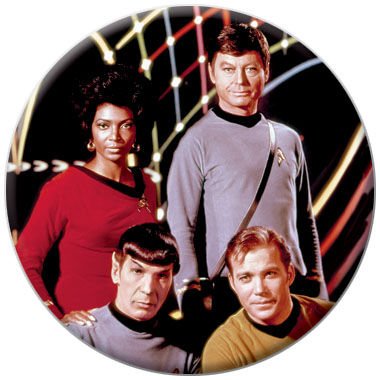 Star Trek Cast Shot Button 81422