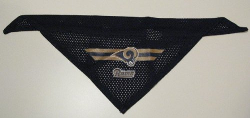 St. Louis Rams Pet Dog Football Jersey Bandana S/M