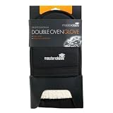 Master Class Deluxe Extra H/Duty Double Oven Glove - Black Olive