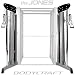 BodyCraft Jones Cable Crossover Attachment with Twin 200-Pound Weight Stacks