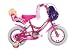 Molly 12 inch girls
Our ever popular top selling girls bike, finished in shimmering pink. Equipped with great features: Molly bag, sparkling streamers with beads that glimmer, sparkling pink mudguards, beads on the wheels, and of course, not forgetting Molly - your new best friend.