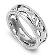 Sterling Silver Ring - Dolphin - Size: 6-10