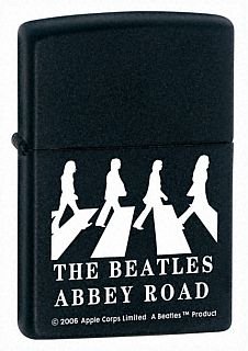 Zippo Beatles Abbey Road,Black Matte #21084
