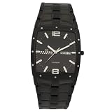 Skagen Mens Titanium Link Black Watch #396LTMXB by Skagen