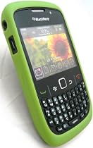 GENUINE BLACKBERRY 8520 CURVE GREEN SILICON SKIN CASE IN BULK PACKAGING