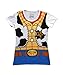 Mighty Fine Toy Story I Am Woody Juniors Costume Tee White M