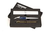 Yoropen Executive Ballpoint Pen Gift Set, Blue Grip, Black Ink