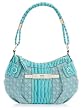 Guess Daisy Signature Hobo - Turquoise Color