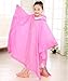 Aircee (TM) Kids Hooded Rain Poncho Raincoat Cover Long Rainwear For Age 5~10 (Pink)