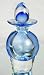 Cobalt Blue Art Glass Perfume Bottle X143-2