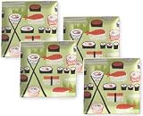 4-pc. Sushi Plate Set by Boston Warehouse