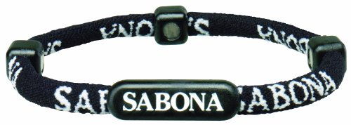 Sabona Athletic Bracelet (Black, Small/Medium/6.75)