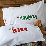 Personalized Kids Reversible Pillowcases - Naughty and Nice