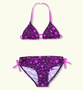Halterneck Star Print Bikini